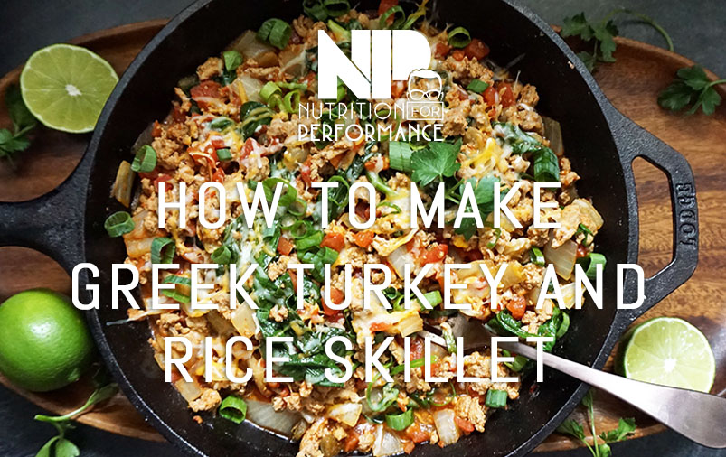 Greek Turkey and Rice Skillet